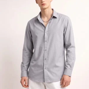 Dhakre fashion Men Regular Fit Solid Spread Collar Casual Shirt
